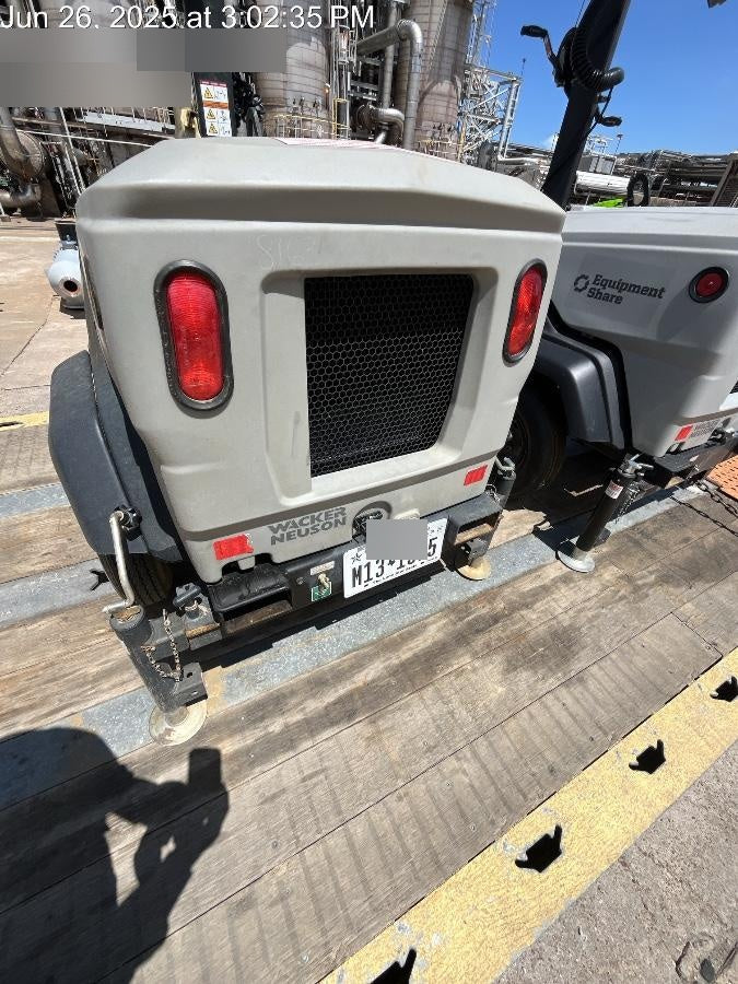 2024 Wacker Neuson LTT4 Diesel, Kohler KDW702, Deep Sea Controller, Auto Start, LED 320W, Bypass Outlet, T3