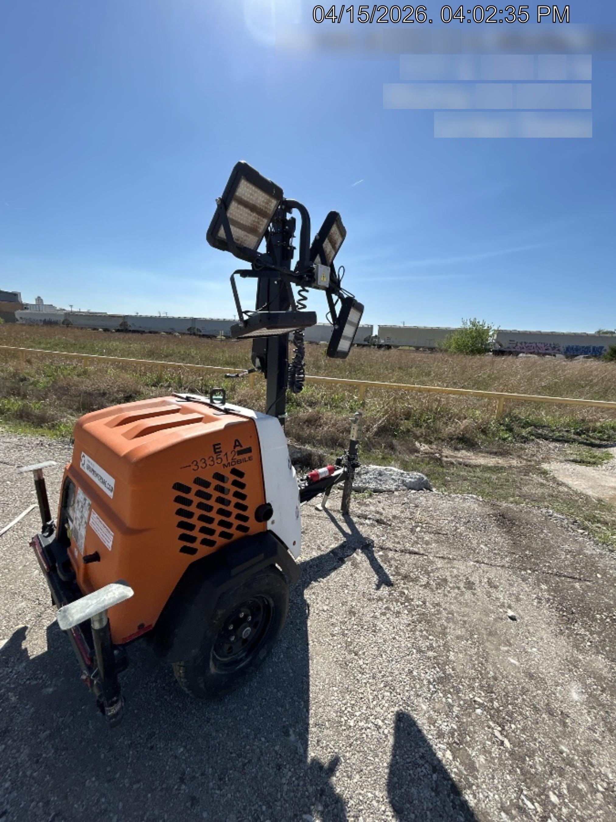 2023 Generac MLT2 Diesel, Flex Switch 120V Input, Powerzone Controller, (4) 320W LED Lights, 4kW Generator, 39.9 Gal Fuel Tank, 2" Ball, T3