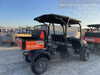 2022 Kubota RTV-X1140W-H Plastic Canopy, Windshield Acrylic Clear, LED Strobe Light, Wire Harness Kit, Back up Alarm