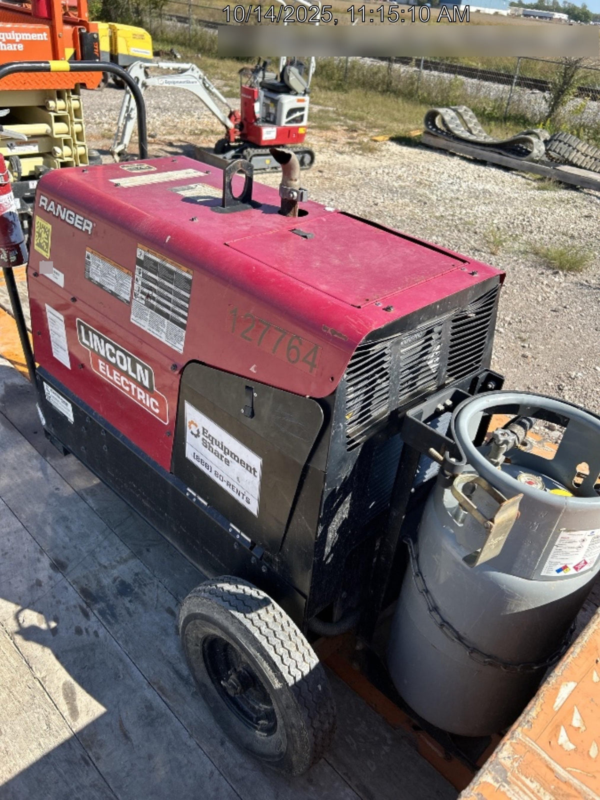 2021 Lincoln Electric Ranger 305 LPG K3430-1, Ranger 305 LPG, Undercarriage, Tank Holder & Strap, 10kw AC Gen, 25hp Kohler LPG Eng