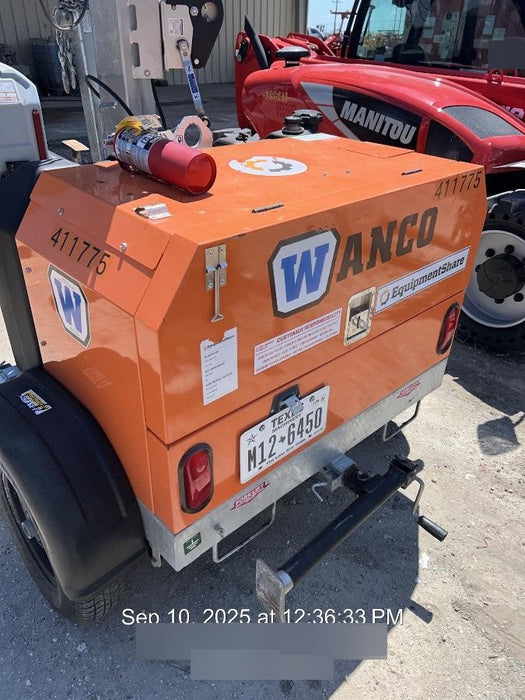 2024 Wanco WLTT-4MM4K Diesel, Deep Sea Controller, Shore Power Plug, Auto Start, (4) 350W LED Floodlights, 4kW Generator, 60 Gal Fuel Tank, 2" Ball, T3