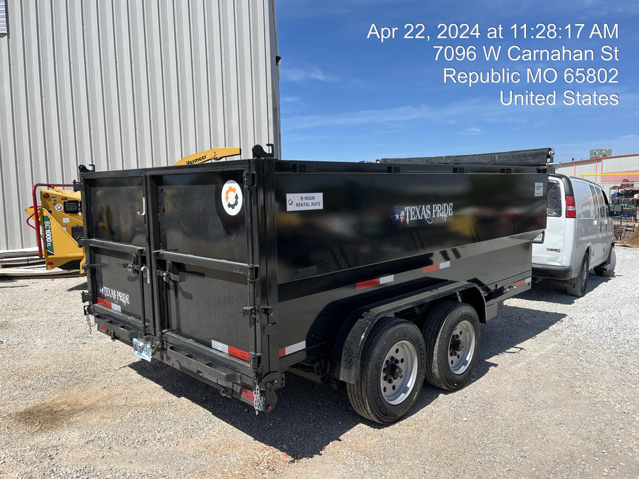 2024 TEXAS PRIDE TRAILERS DT714416KBP