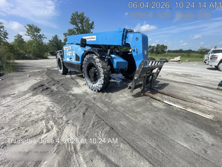 2018 Genie GTH-844 Genie GTH-844 w/ROPS, Work Lights, Solid Tires, RH Cab Mesh, Beacon, 60" Carriage and Forks