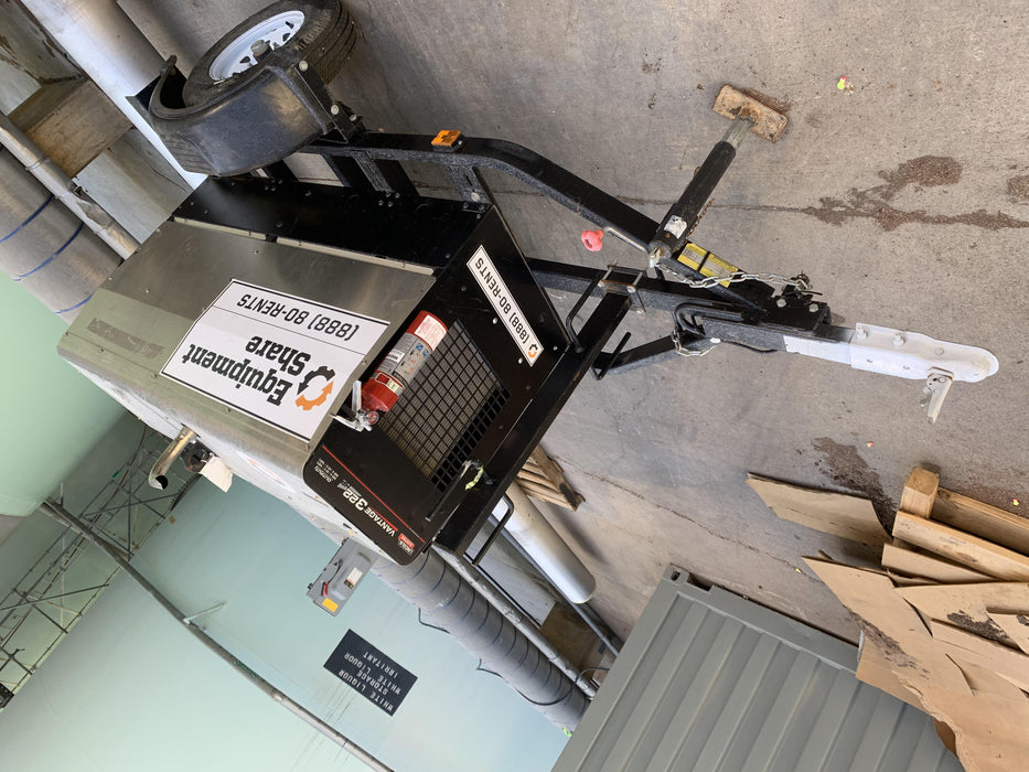 2019 Lincoln Electric Vantage 322 Welder Ready-Pak 3, Two wheel trailer, Fender and Light kit, Cable Rack