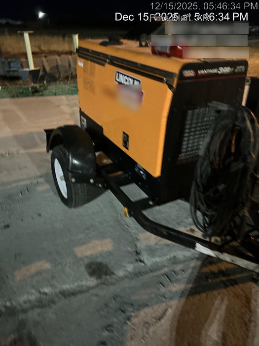 2021 Lincoln Electric Vantage 322 Vantage 322 Ready Pak 3 w/ Decals, ORANGE (includes trailer, cable rack, fender light kit) NO Telematics