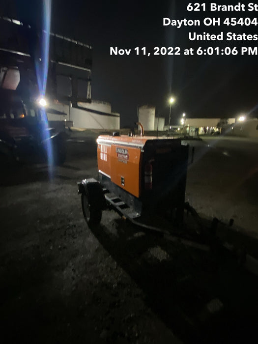 2021 Lincoln Electric Vantage 322 Vantage 322 Ready Pak 3 w/ Decals, ORANGE (includes trailer, cable rack, fender light kit) NO Telematics