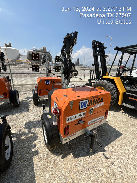 2024 Wanco WLTT-4MM4K Diesel, Deep Sea Controller, Shore Power Plug, Auto Start, (4) 350W LED Floodlights, 4kW Generator, 60 Gal Fuel Tank, 2" Ball, T3