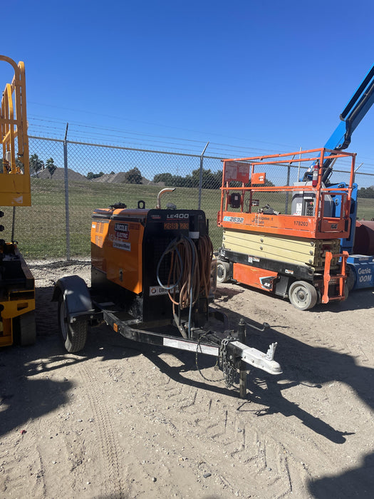 2022 Lincoln Electric LE400 Kubota V1505, Trlr, Cable Rack, Light Kit, ES Decals, T3