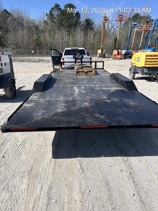 2024 TEXAS PRIDE TRAILERS 21' Lowboy Gravity Tilt Bed 14K Bumper Pull Trailer