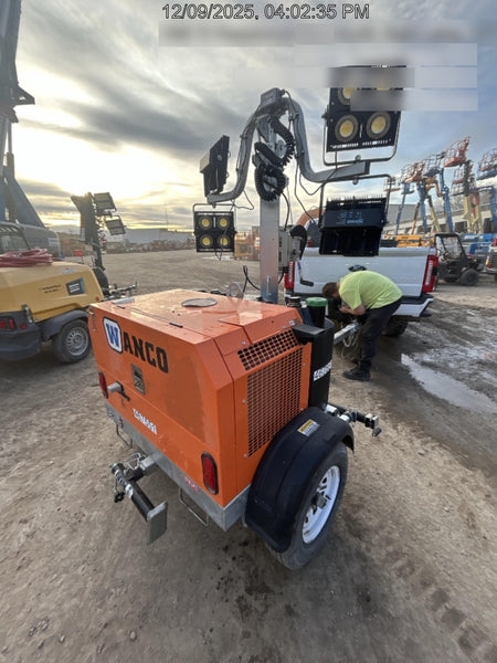 2024 Wanco WLTT-4MM4K Diesel, Deep Sea Controller, Shore Power Plug, Auto Start, (4) 350W LED Floodlights, 4kW Generator, 60 Gal Fuel Tank, 2" Ball, T3