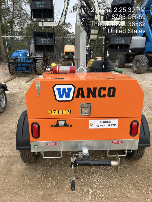 2023 Wanco WLTT-4MM4K Diesel, Deep Sea Controller, Shore Power Plug, Auto Start, (4) 350W LED Floodlights, 4kW Generator, 60 Gal Fuel Tank, 2" Ball, T3