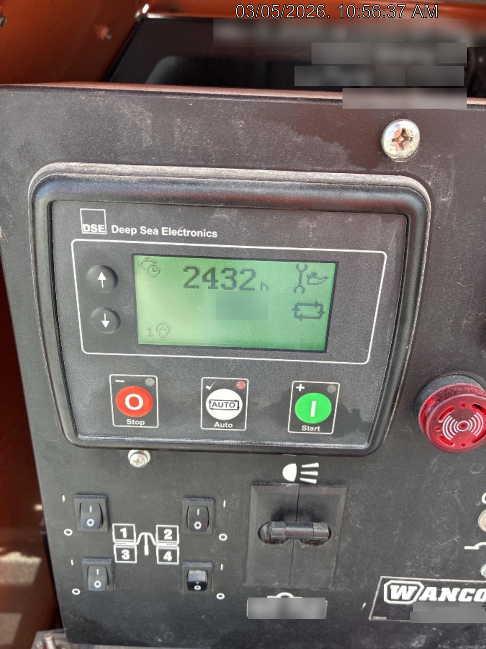 2024 Wanco WLTT-4MM4K Diesel, Deep Sea Controller, Shore Power Plug, Auto Start, (4) 350W LED Floodlights, 4kW Generator, 60 Gal Fuel Tank, 2" Ball, T3