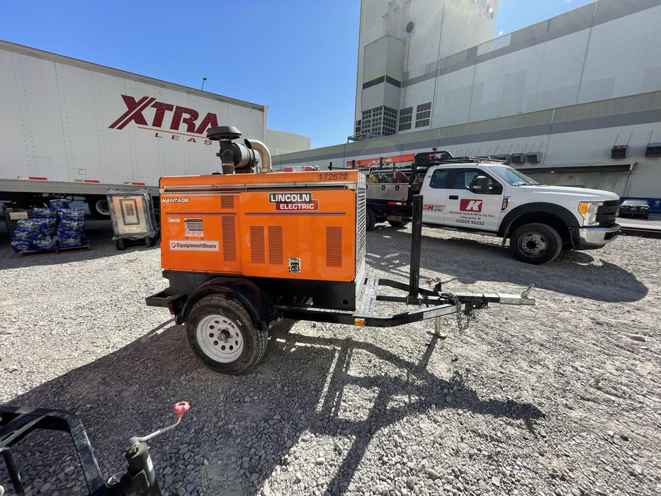 2021 Lincoln Electric Vantage 549X Ready Pak 3, ORANGE (includes trailer, cable rack, fender light kit)