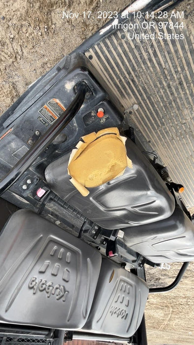 Kubota RTV-X1140W-H 4WD utility cart -LED strobe -Windshield tempered glass -Plastic canopy -Wire harness kit -Backup alarm