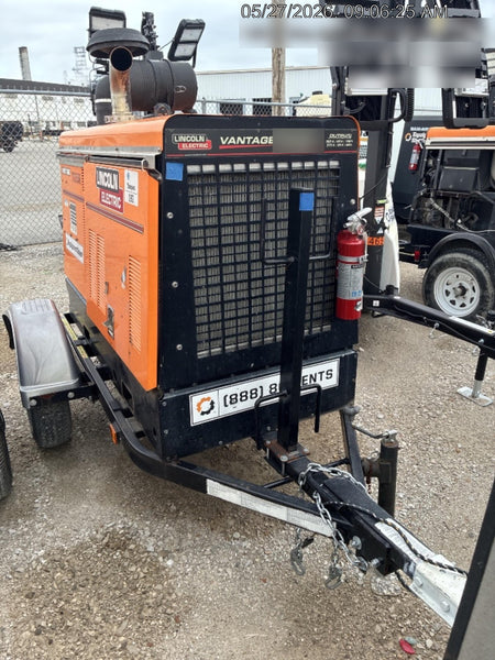 2021 Lincoln Electric Vantage 549X Ready Pak 3, ORANGE (includes trailer, cable rack, fender light kit)