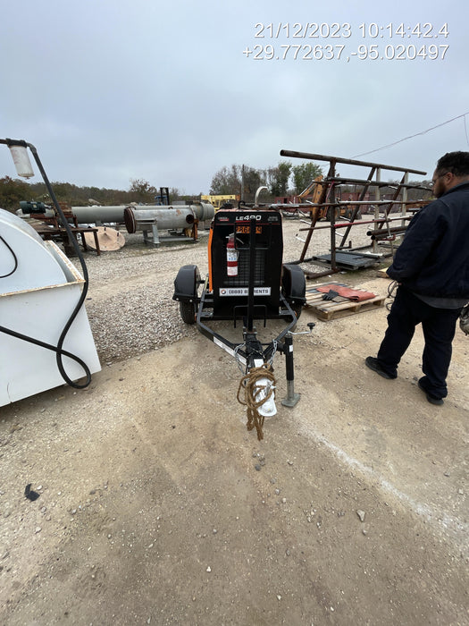 2022 Lincoln Electric LE400 Kubota V1505, Trlr, Cable Rack, Light Kit, ES Decals, T3