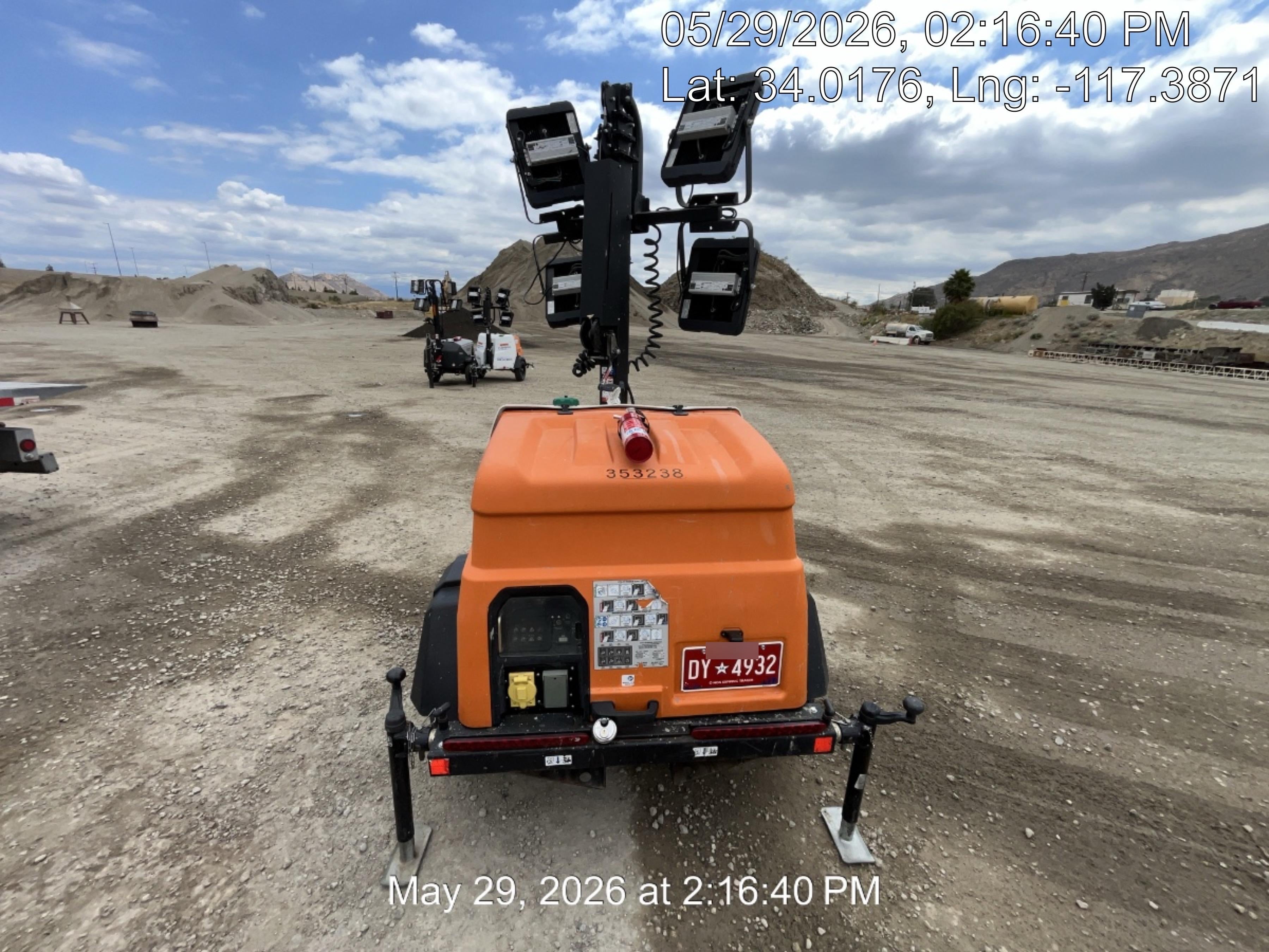 2023 Generac MLT2 Diesel, Flex Switch 120V Input, Powerzone Controller, (4) 320W LED Lights, 4kW Generator, 39.9 Gal Fuel Tank, 2" Ball, T3