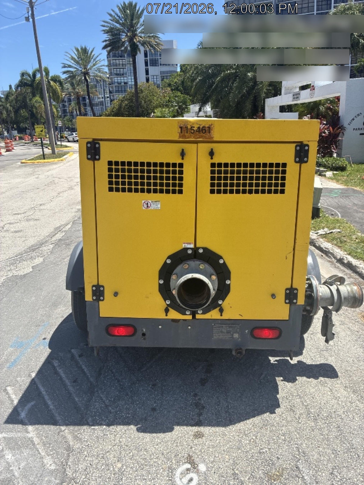 2020 ATLAS COPCO PAS 150 HF CS Enclosed
