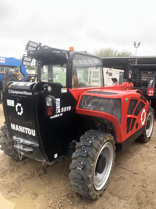 2020 Manitou MTA5519 Cab/Heat/Air, Solid Tires, Work Lights, Beacon, Aux Hydraulics, Back up Alarm, Mirrors, ES Keypad