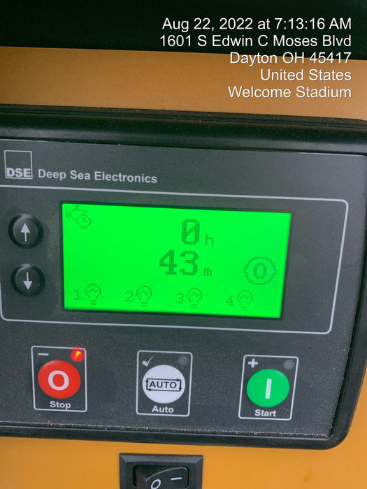 2022 Allmand NLV3GR (4) LED Light Fixture 350W, 23' Vertical Mast, 3kW Prime, Towable, Deep Sea L401, Leveling Jacks, Yanmar T4F 5.8hp