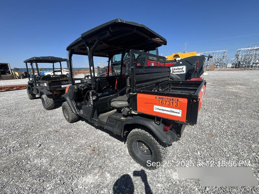 2021 Kubota RTV-X1140W-H Plastic Canopy, Windshield Acrylic Clear, LED Strobe Light, Wire Harness Kit, Back up Alarm