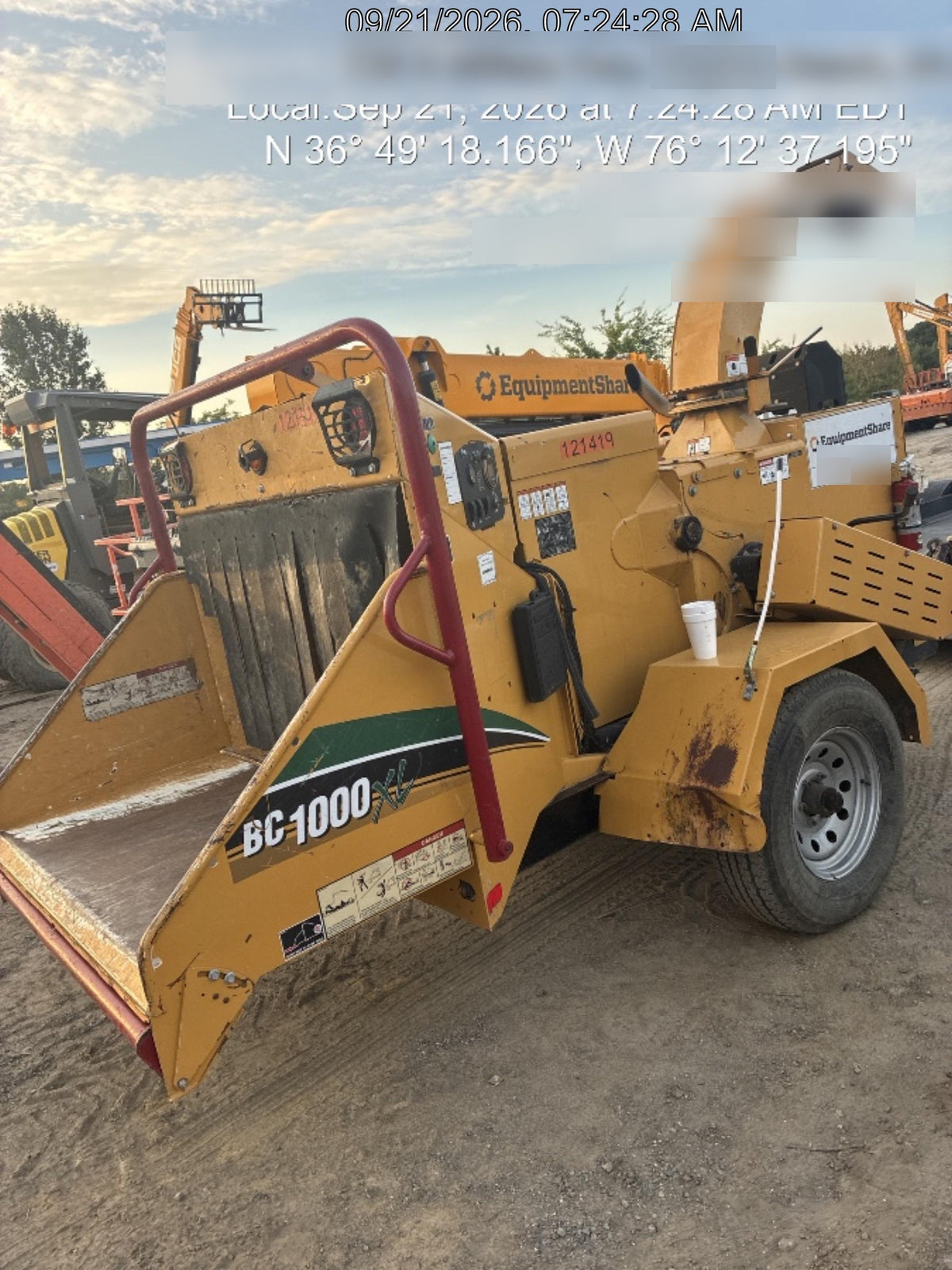 2020 VERMEER BC1000XL Diesel