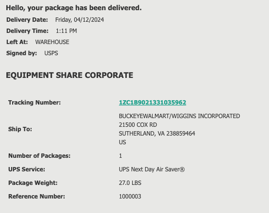 2020 GREENLEE EK1240LX11