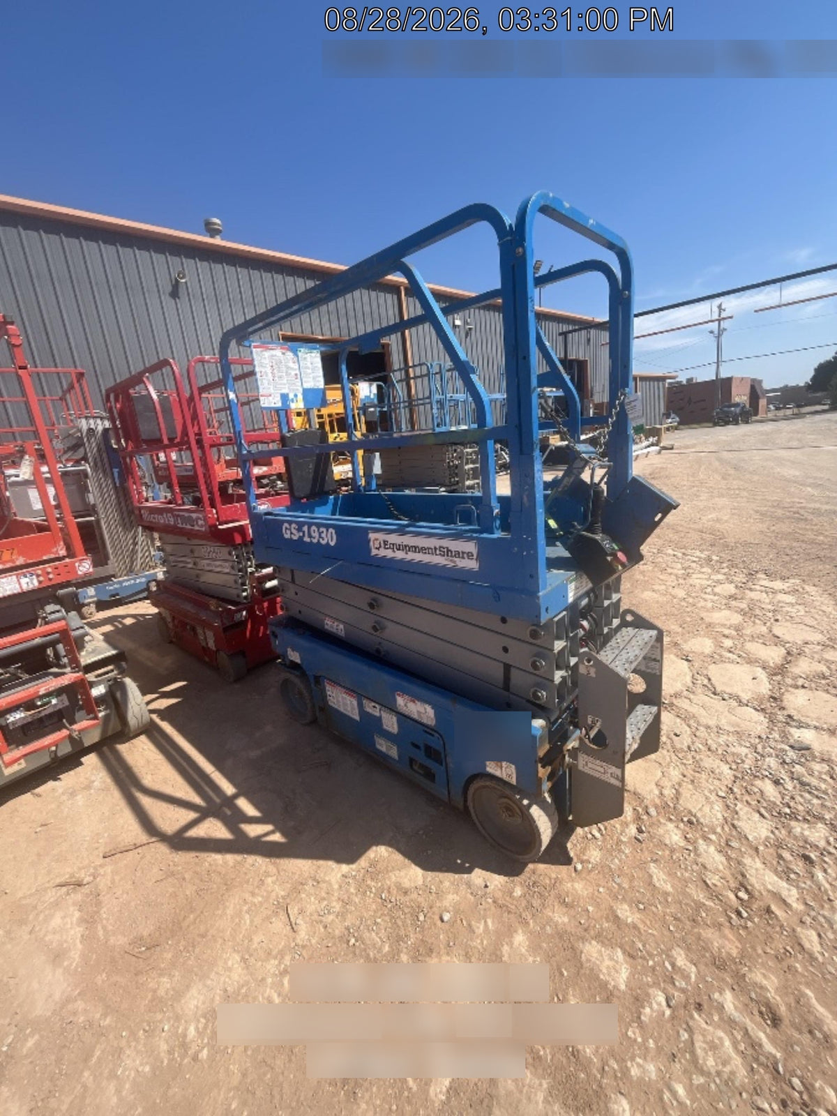 2020 Genie GS-1930 Fixed rails with chain entry gate - Pre A92.20