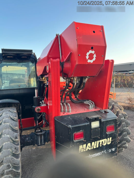 2020 Manitou MTA12055SER3 Cab/Heat/Air, Solid Tires, Amber Strobe, Lift Hook w/66" Carriage, 60" Forks