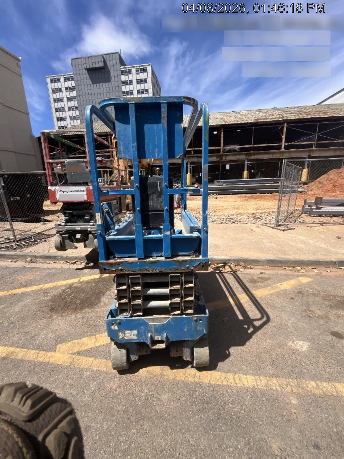 2019 Genie GS-1930 Fixed Rails with Chain Entry
