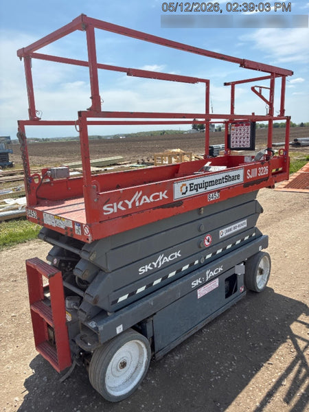 2018 Skyjack SJIII-3226 Skyjack SJIII3226 Scissor Lift w/Trojan Batteries
