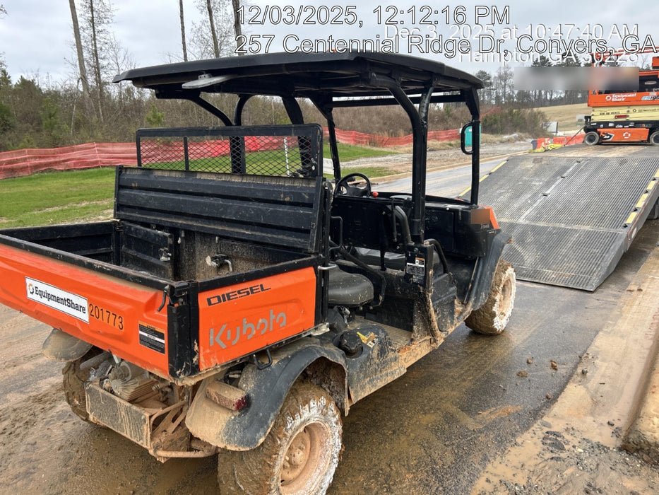 Kubota RTV-X1140W-H Plastic Canopy, Windshield Acrylic Clear, LED Strobe Light, Wire Harness Kit, Back up Alarm