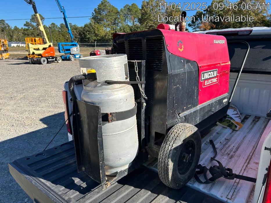 2021 Lincoln Electric Ranger 305 LPG K3430-1, Ranger 305 LPG, Undercarriage, Tank Holder & Strap, 10kw AC Gen, 25hp Kohler LPG Eng
