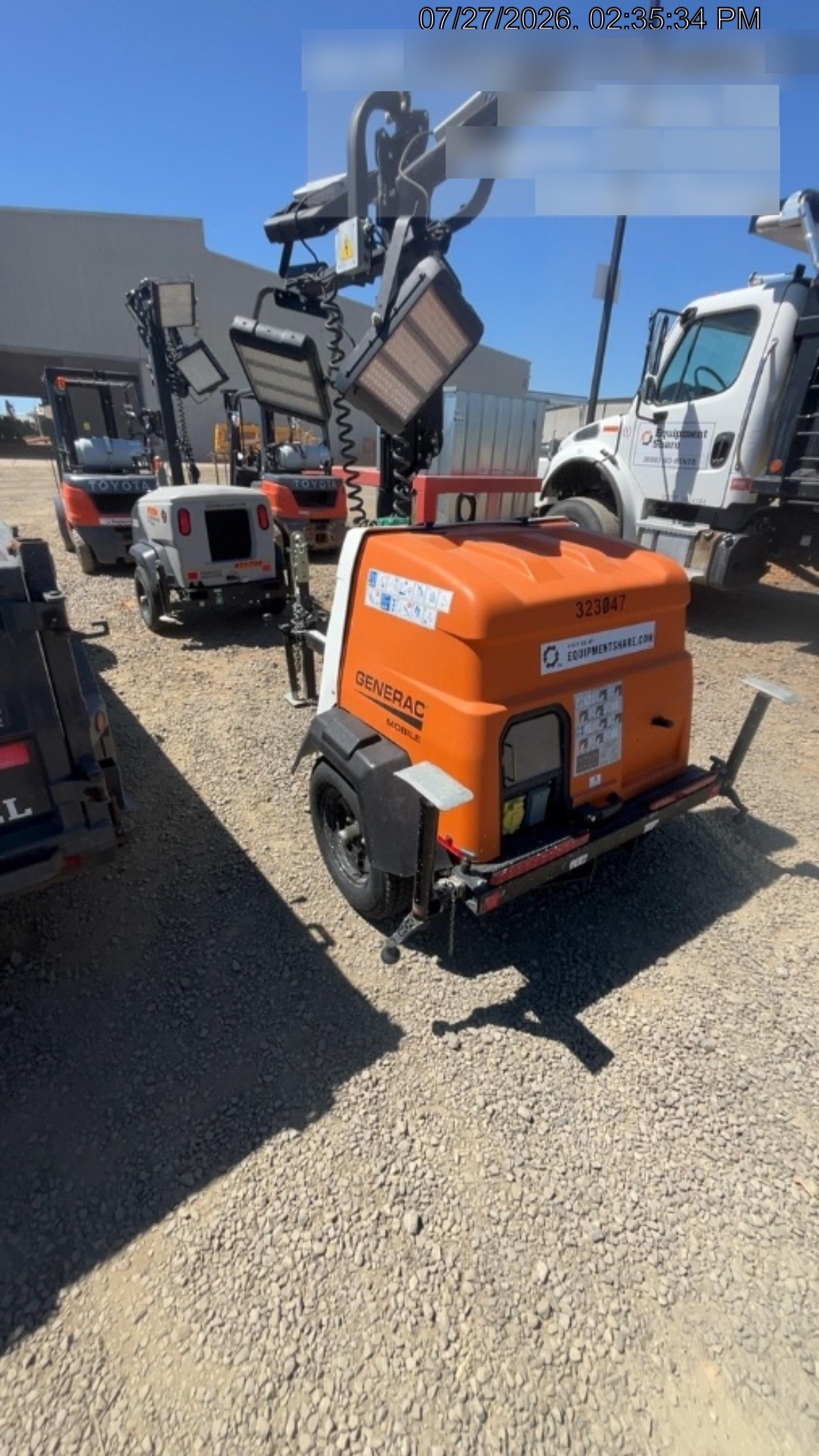 2023 Generac MLT2 Diesel, Flex Switch 120V Input, Powerzone Controller, (4) 320W LED Lights, 4kW Generator, 39.9 Gal Fuel Tank, 2" Ball, T3