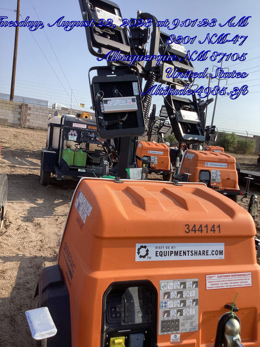 2023 Generac MLT2 Diesel, Flex Switch 120V Input, Powerzone Controller, (4) 320W LED Lights, 4kW Generator, 39.9 Gal Fuel Tank, 2" Ball, T3