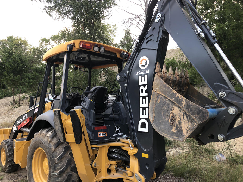 2020 John Deere 310LEP Canopy, 4WD, Standard Stick, Pilot Controls, 2 Way Hydraulics, TAG Manual QC