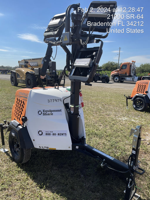 2023 Generac MLT2 Diesel, Flex Switch 120V Input, Powerzone Controller, 
(4) 320W LED Lights, 4kW Generator, 39.9 Gal Fuel Tank, 2" Ball, T3