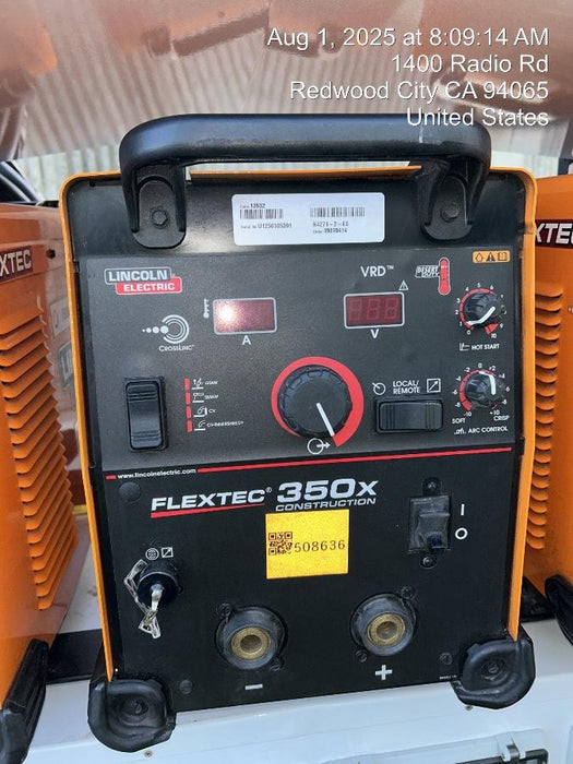 2025 LINCOLN ELECTRIC FLEXTEC 350X