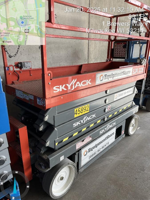 2019 Skyjack SJIII-3226 Standard Options, Trojan Batteries