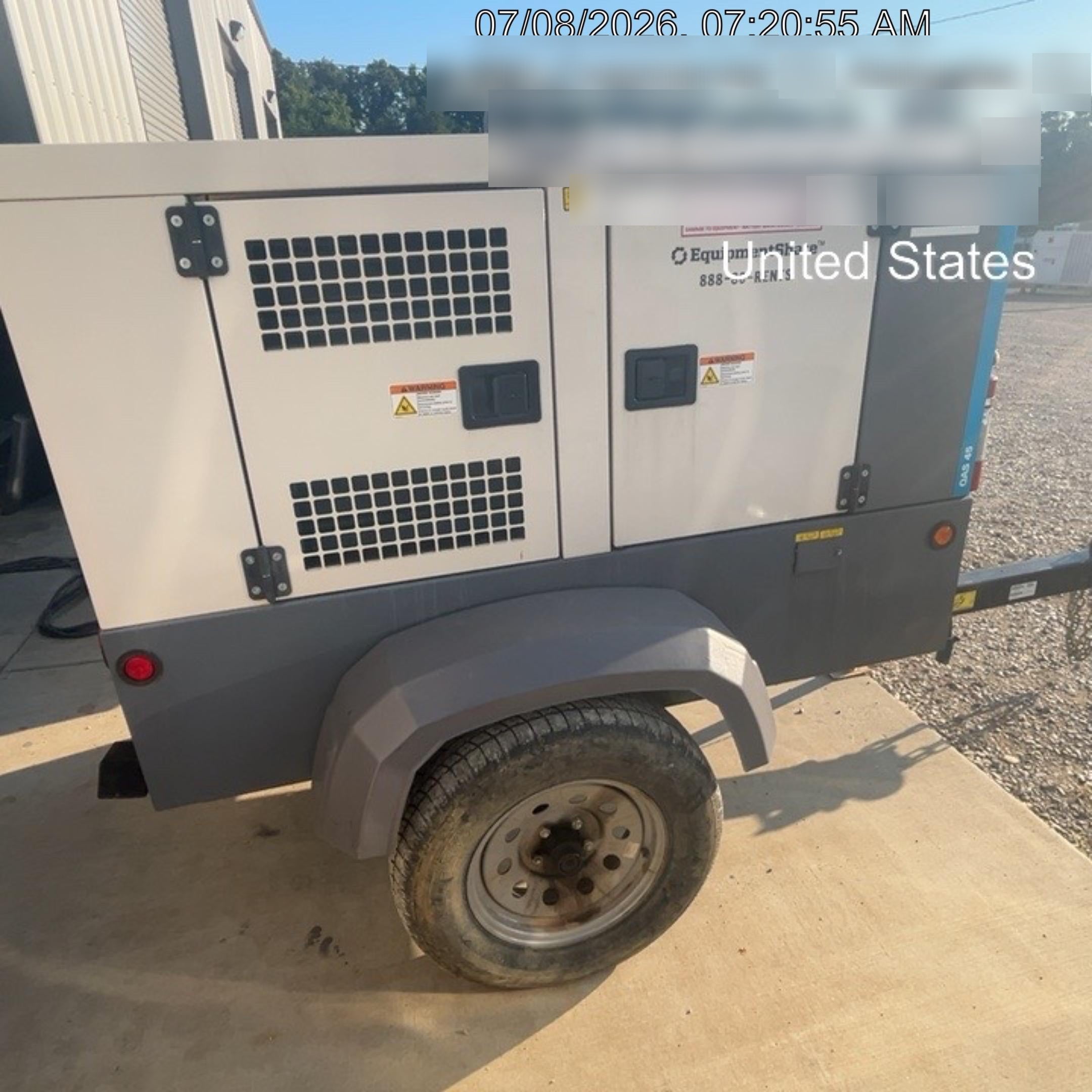 2021 ATLAS COPCO QAS45 CWK