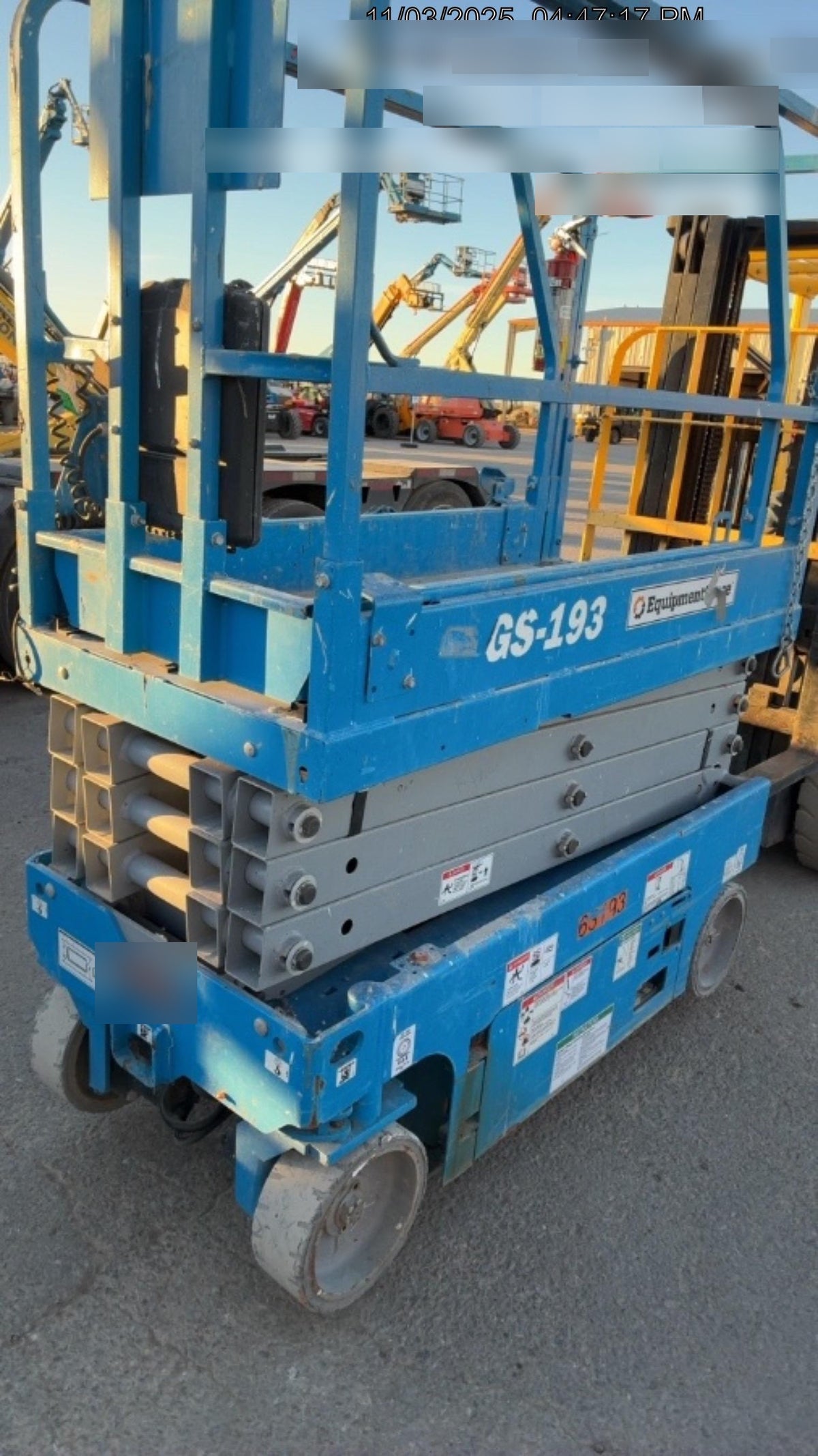 2020 Genie GS-1930 Standard Machine