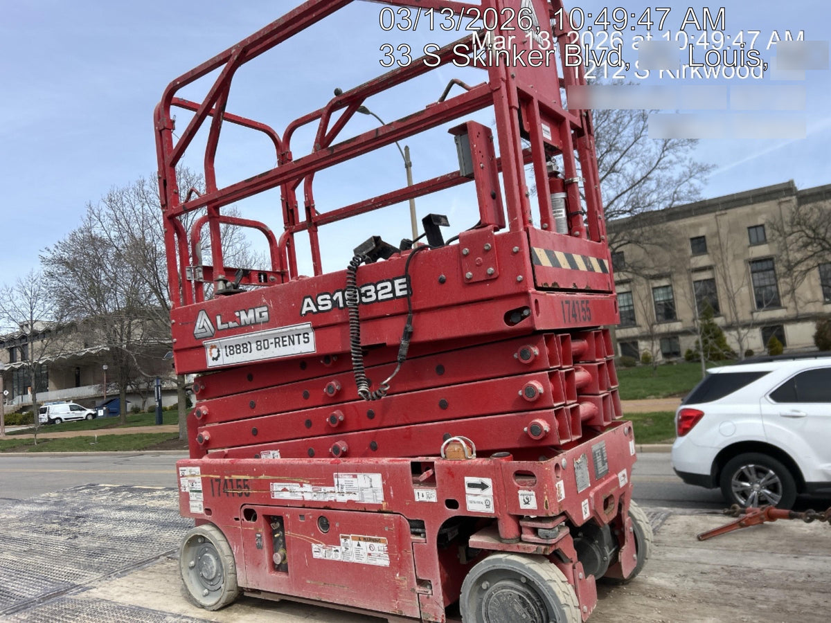 2021 Lgmg AS1932E Electric Drive, Solid Non Marking Tires, Dual Beacons