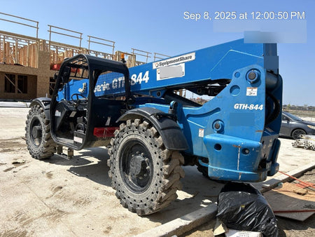 2018 Genie GTH-844 Genie GTH-844 w/Open ROPS, Solid Tires, beacon/work lights, 60" carriage/forks