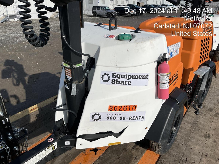 2023 Generac MLT2 Diesel, Flex Switch 120V Input, Powerzone Controller, (4) 320W LED Lights, 4kW Generator, 39.9 Gal Fuel Tank, 2" Ball, T3