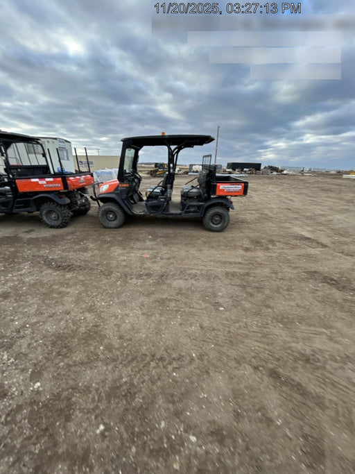 2020 Kubota RTV-X1140W-H 4WD, LED Strobe, Windshield Acrylic Clear, Plastic Canopy, Wire Harness Kit, Backup Alarm