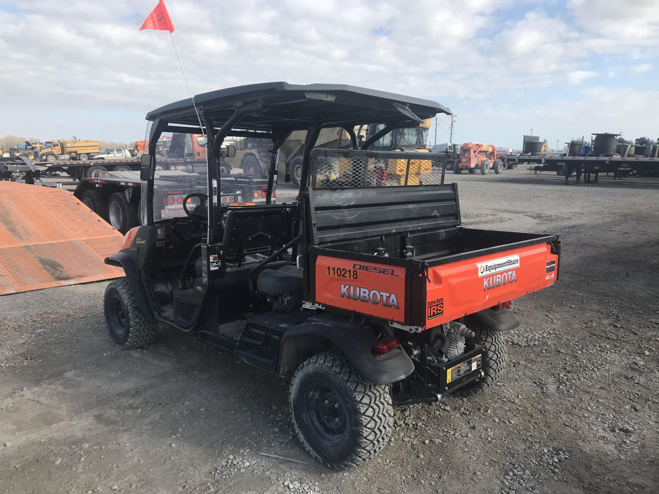 2020 Kubota RTV-X1140W-H Canopy, 4-Seater, Diesel, Windshield Acrylic Clear, Strobe Light, Backup Alarm