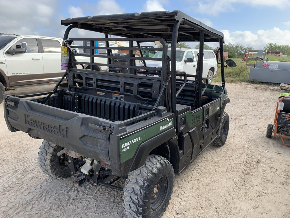 Kawasaki Mule PRO-DXT Standard Options, Backup Alarm, Beacon, Plastic Hard Top, Poly Windshield, Horn Kit