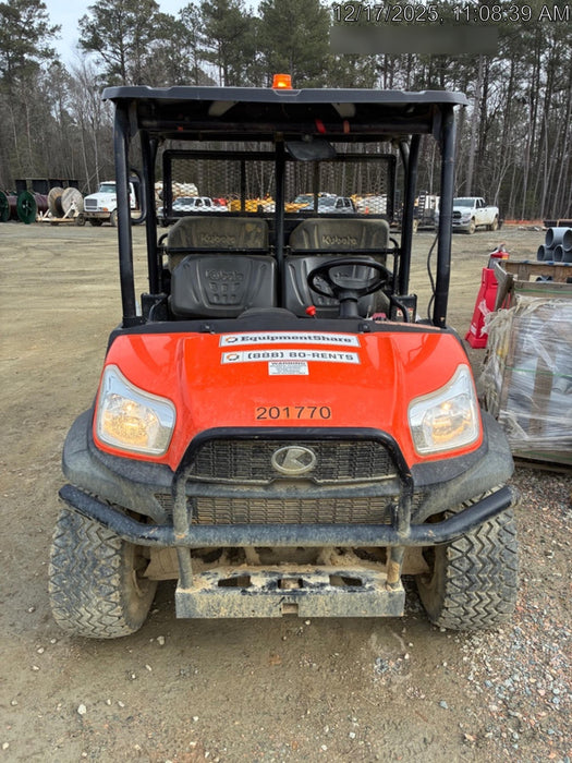 2022 Kubota RTV-X1140W-H Plastic Canopy, Windshield Acrylic Clear, LED Strobe Light, Wire Harness Kit, Back up Alarm