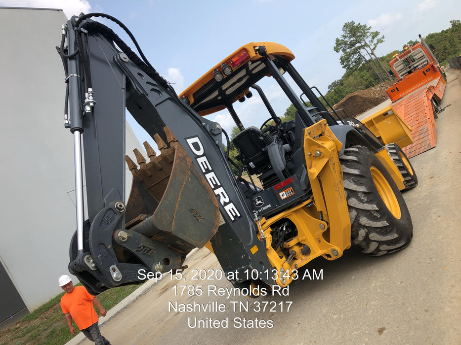 2020 John Deere 310LEP Canopy, 4WD, Standard Stick, Pilot Controls, 2 Way Hydraulics, TAG Manual QC