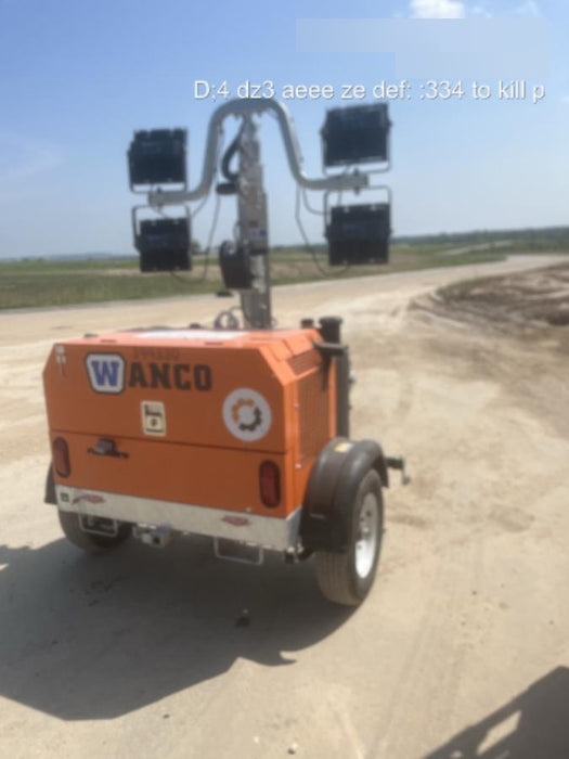 2024 Wanco WLTT-4MM4K Diesel, Deep Sea Controller, Shore Power Plug, Auto Start, (4) 350W LED Floodlights, 4kW Generator, 60 Gal Fuel Tank, 2" Ball, T3